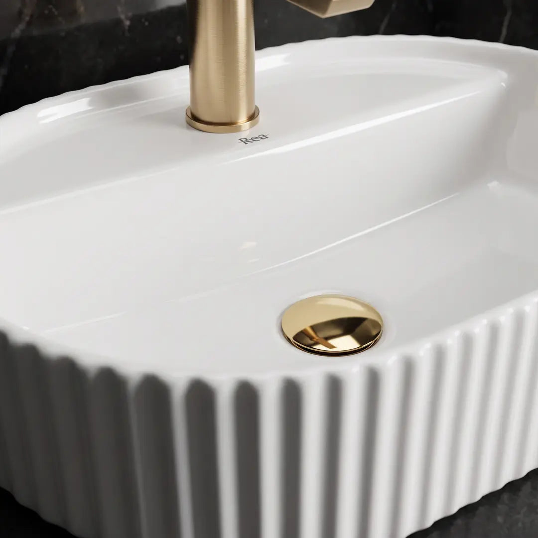 Aufsatzwaschbecken Marcela 50 cm – Weiße Keramik
