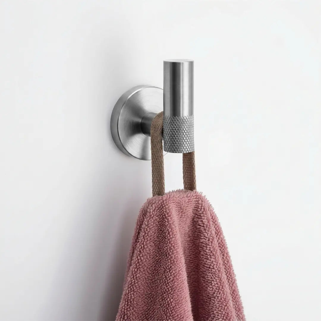 REA GRID Badaccessoires-Set 4-teilig – Nickel gebürstet